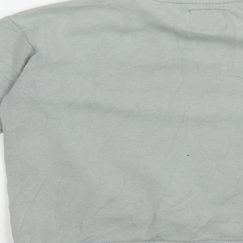 RESERVED Girls Green Cotton Pullover Sweatshirt Size 11-12 Years Pullover