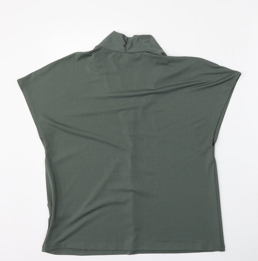 Womens UK Size M H&M Green Pullover Jumper