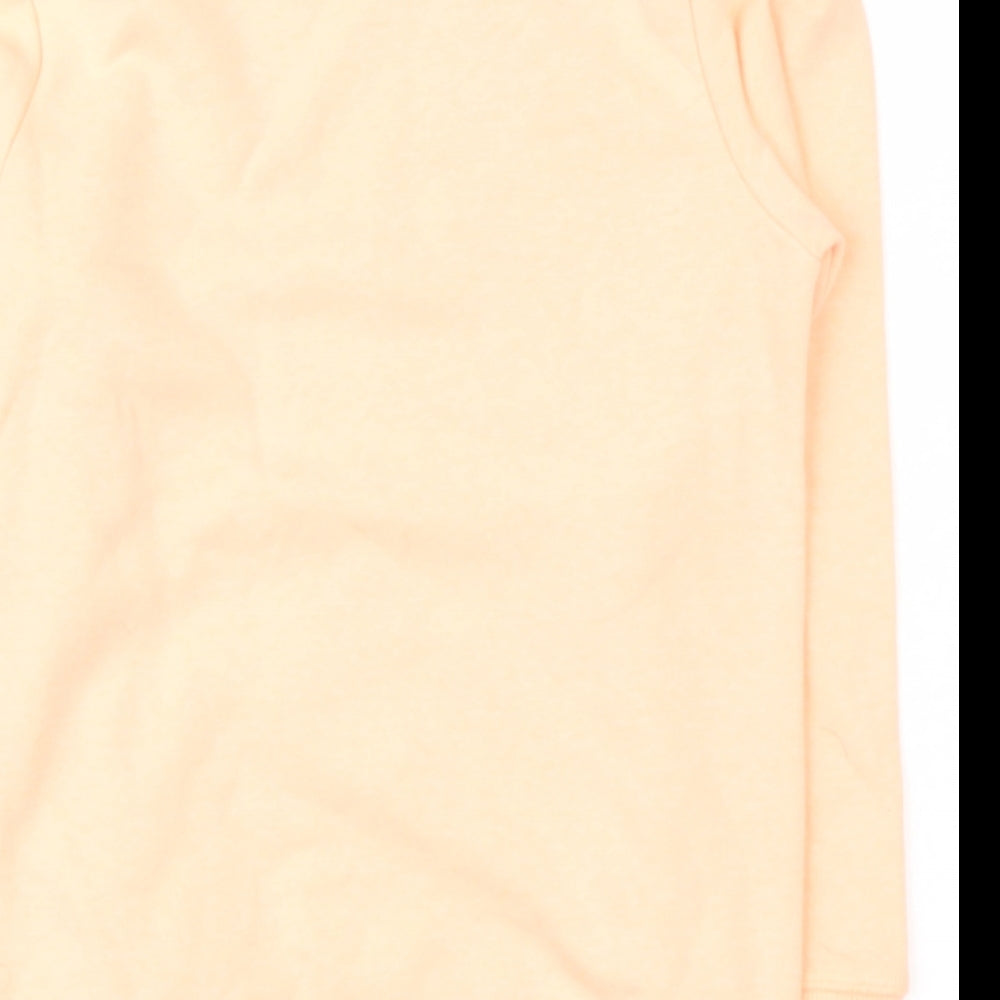 George Girls Orange Cotton Pullover Sweatshirt Size 7-8 Years - Surf