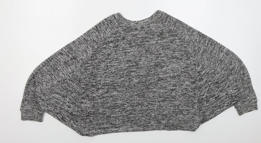Womens UK Size M Pull & Bear Grey Pullover Jumper
