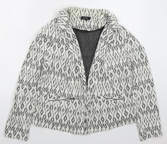 Womens UK Size 16 Soon White Jacket