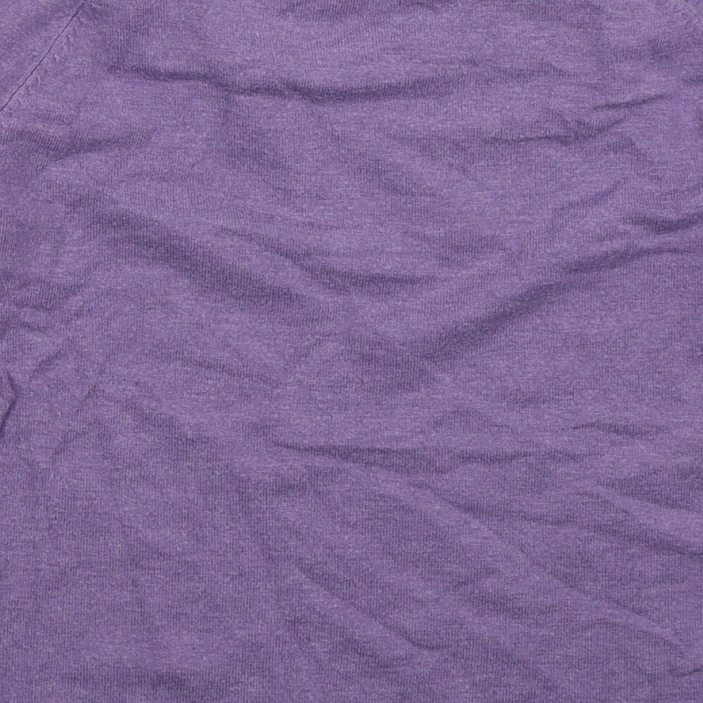 Womens UK Size 12 M&Co Purple Pullover Jumper