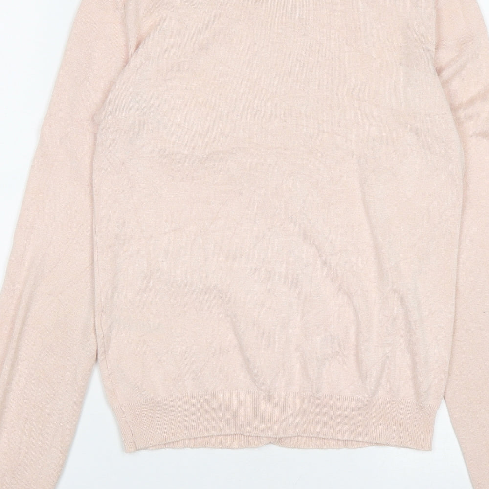 Atmosphere Womens Purple Round Neck Viscose Cardigan Jumper Size 8