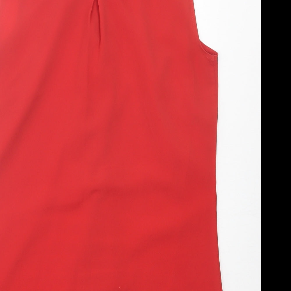 Womens UK Size 12 Per Una Red Basic Tank