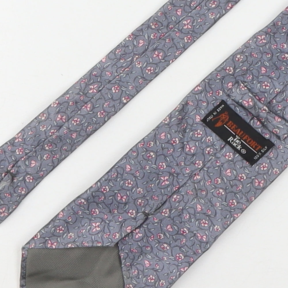 Tie Rack Mens Multicoloured Floral Silk Pointed Tie One Size