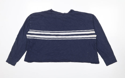 Womens UK Size L Hollister Blue Pullover Jumper