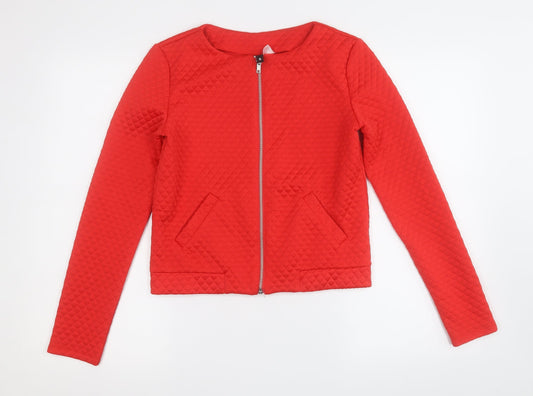 Womens UK Size S Divided Red Jacket