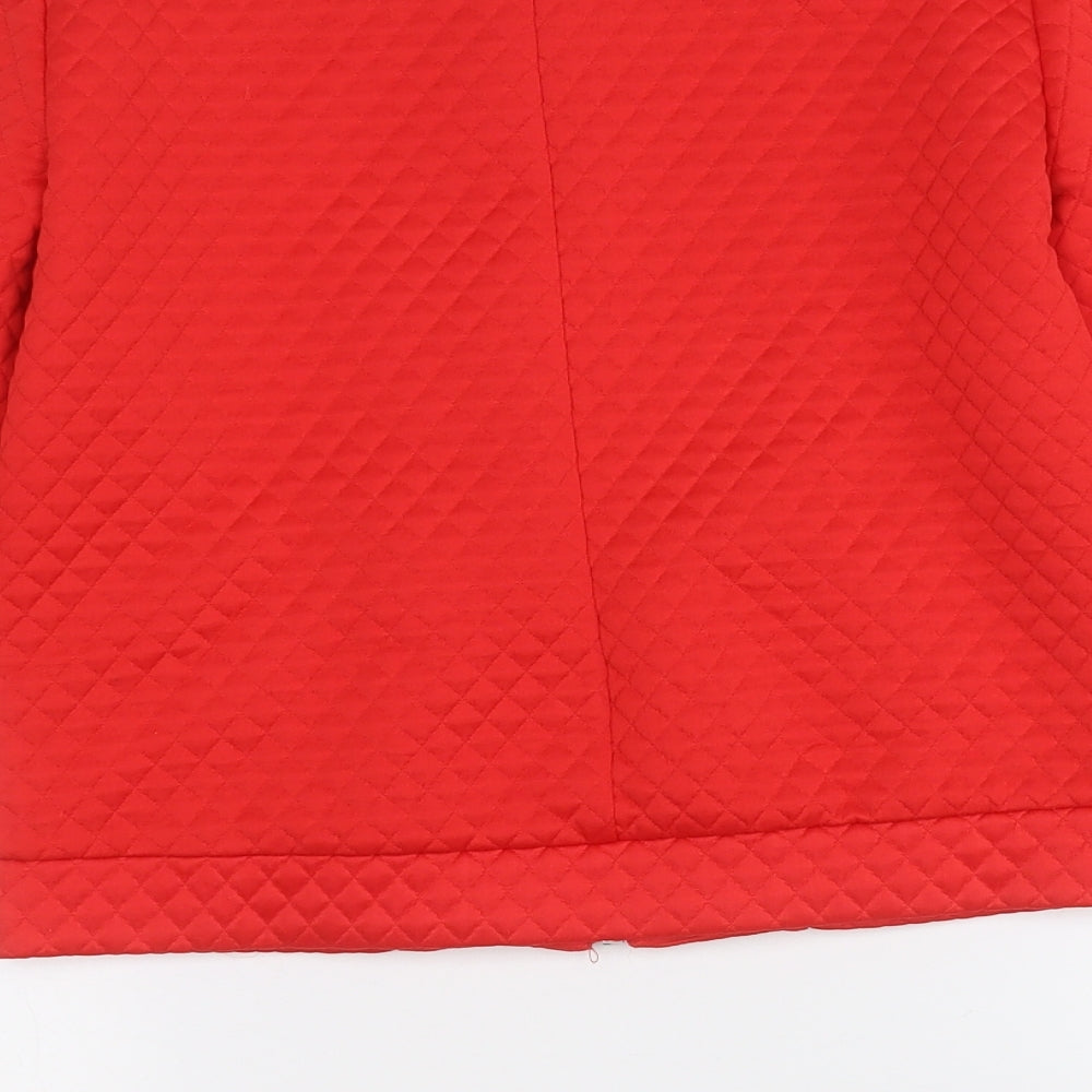 Womens UK Size S Divided Red Jacket