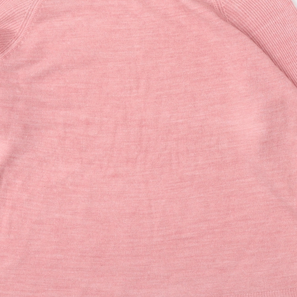 Womens UK Size S Bonmarché Pink Pullover Jumper