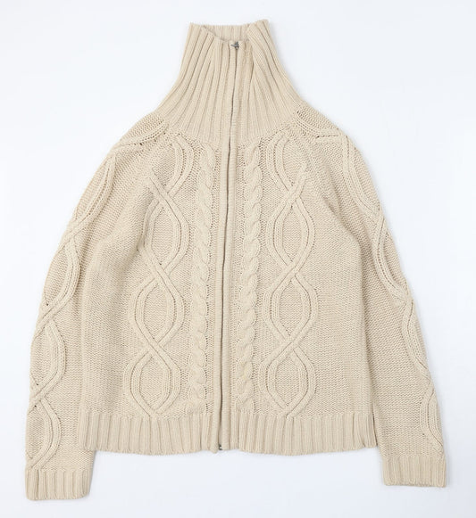 Womens UK Size 14 BHS Beige Jacket