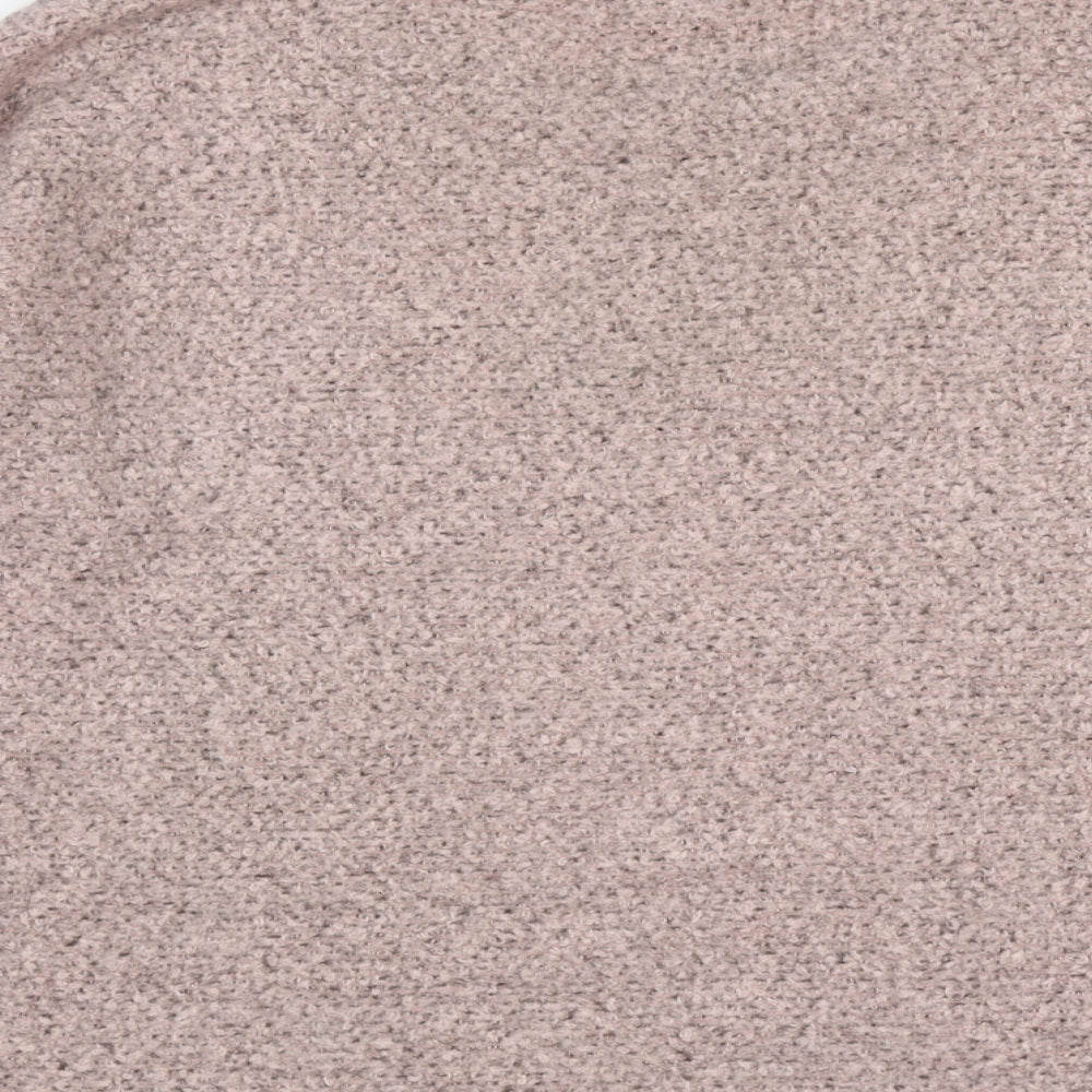 F&F Womens Pink Round Neck Acrylic Pullover Jumper Size 8