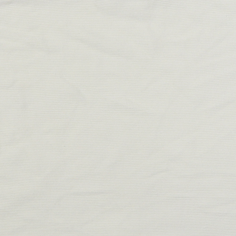 TU Womens White Round Neck Viscose Pullover Jumper Size 10