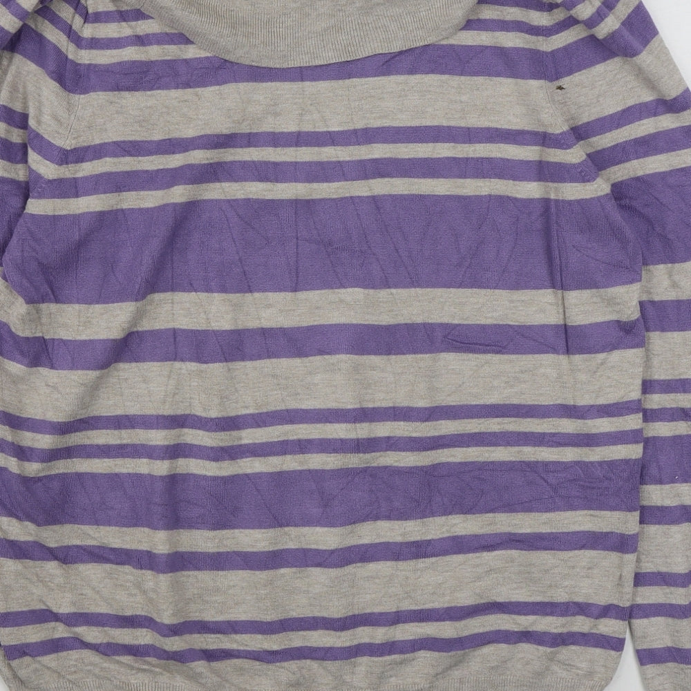 Womens UK Size 18 Marks and Spencer Purple Pullover Jumper