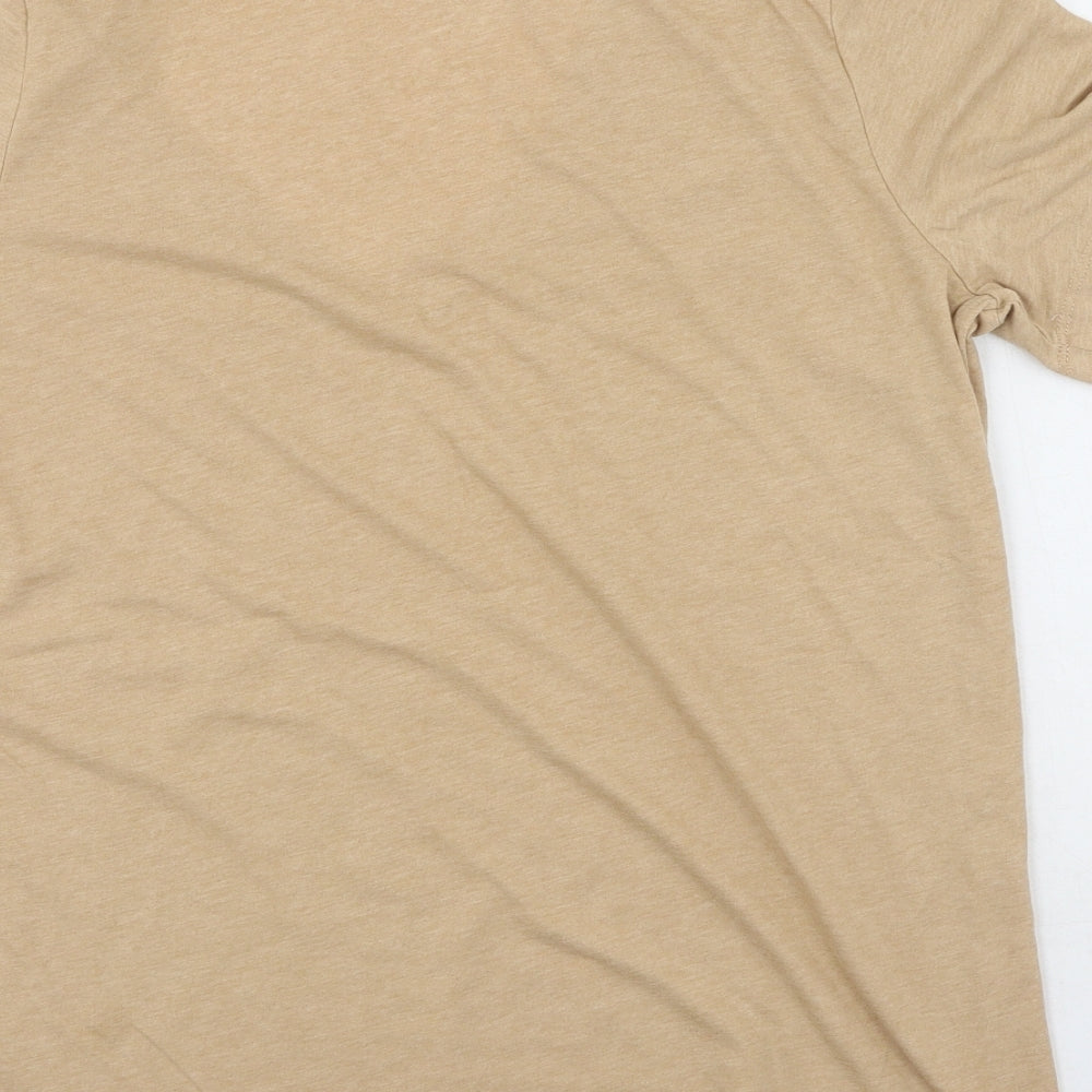 Womens UK Size 12 Very Brown Basic T-Shirt