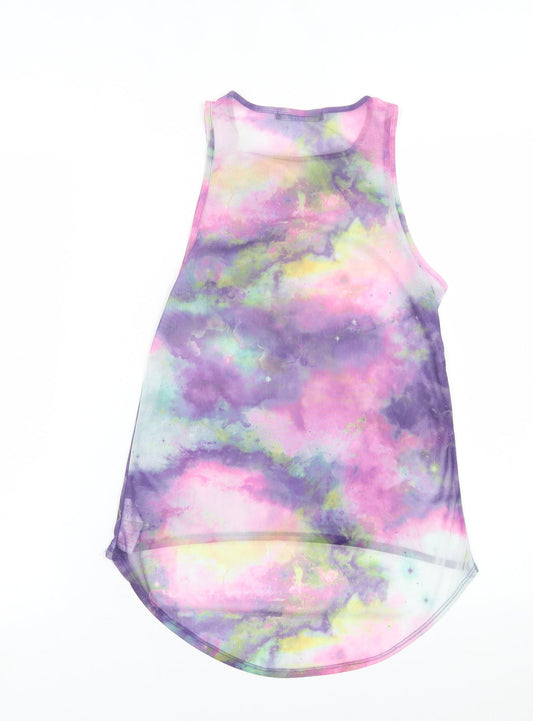 Womens UK Size 10 Atmosphere Multicoloured Basic Tank