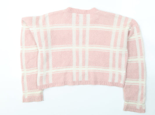 Womens UK Size 8 PRETTYLITTLETHING Pink Pullover Jumper