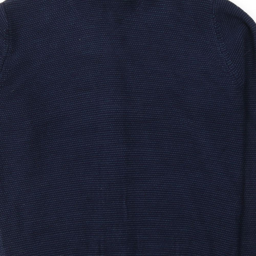 Womens UK Size M Marks and Spencer Blue Full Zip Sweatshirt