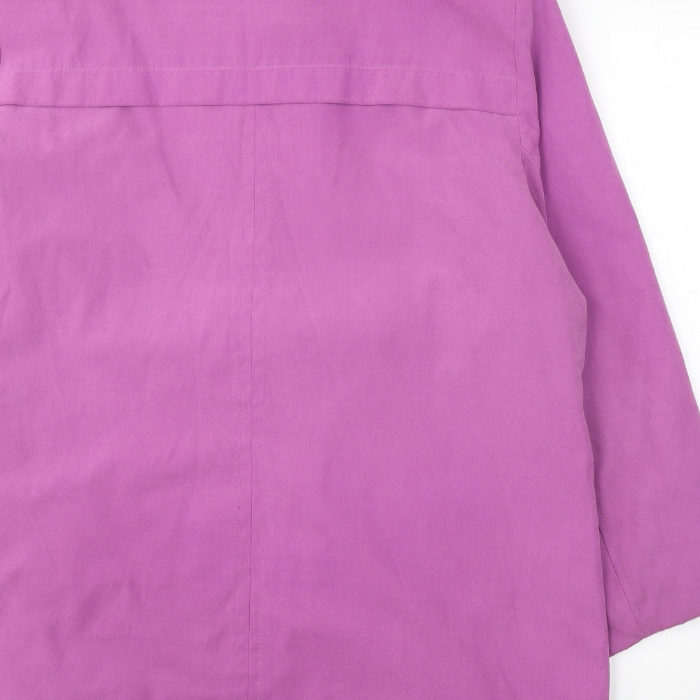 Womens UK Size 14 EWM Pink Trench Coat