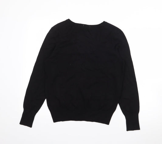 Womens UK Size M H&M Black Pullover Jumper