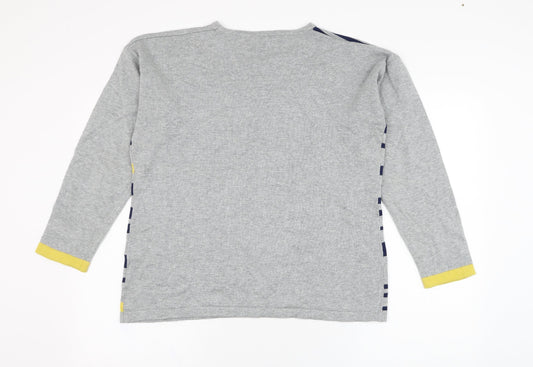 Womens UK Size L Alexara Grey Pullover Jumper