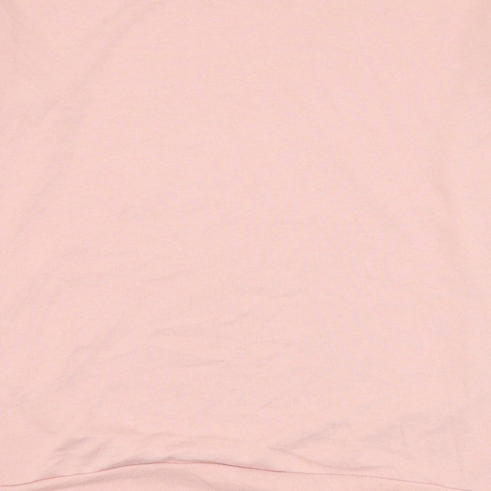 Peacocks Womens Pink Polyester Pullover Sweatshirt Size 10 Pullover - Heart