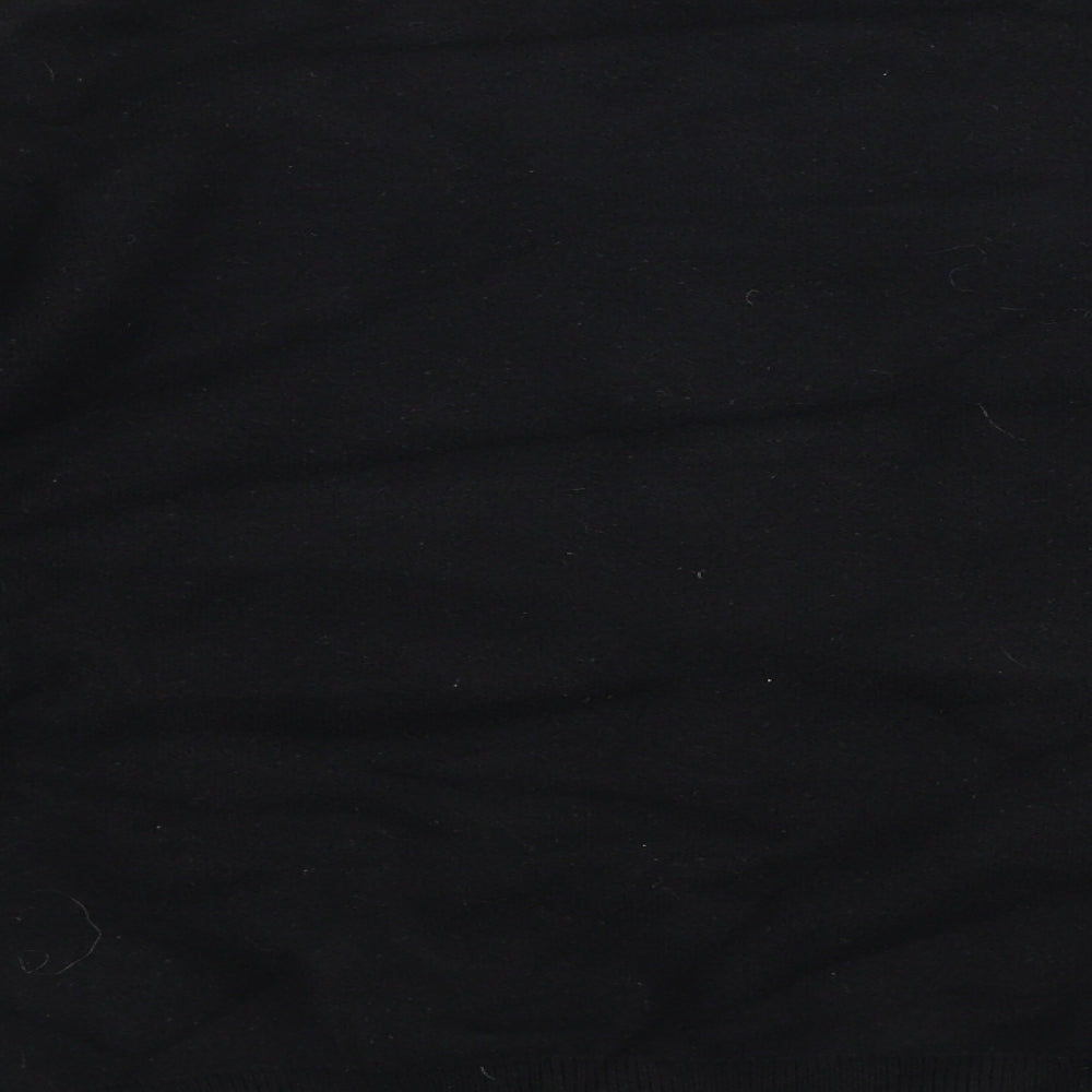 Primark Womens Black High Neck Viscose Pullover Jumper Size M