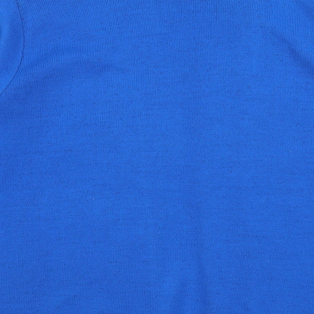 Womens UK Size L Impressions Blue Cardigan Jumper