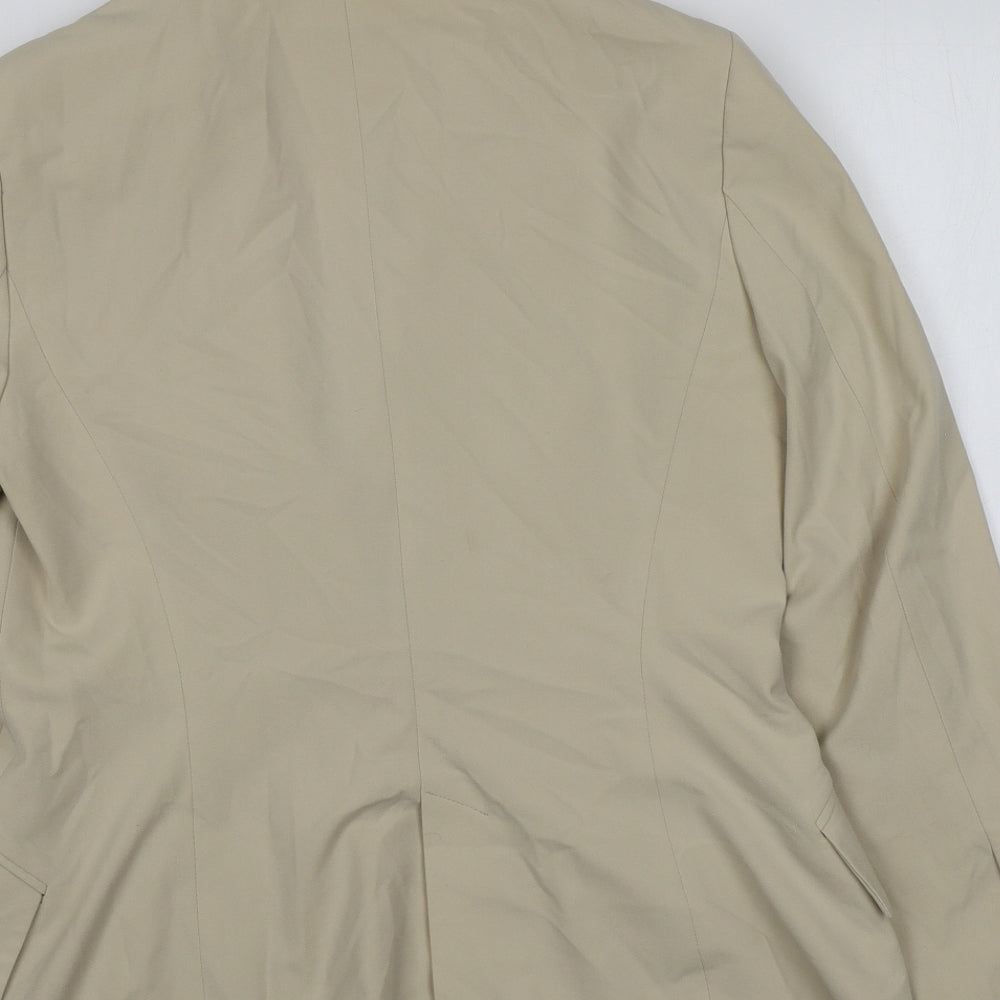 Womens UK Size 42 Zara Beige Jacket