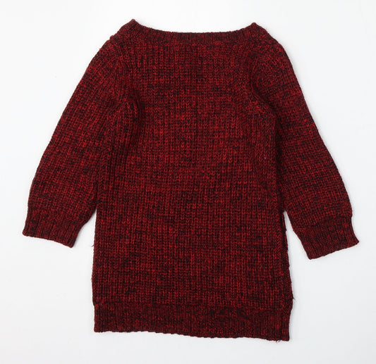 Womens UK Size XS Oasis Red Pullover Jumper