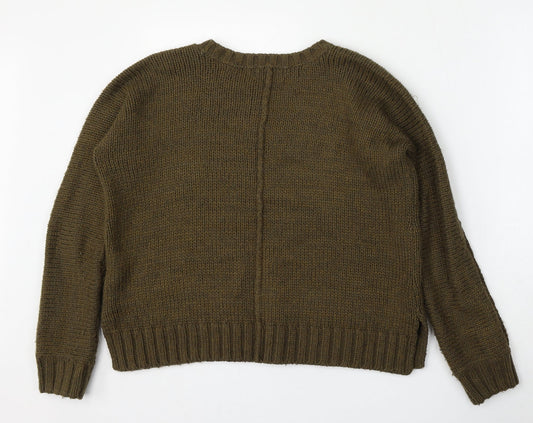 Womens UK Size 8 New Look Green Pullover Jumper
