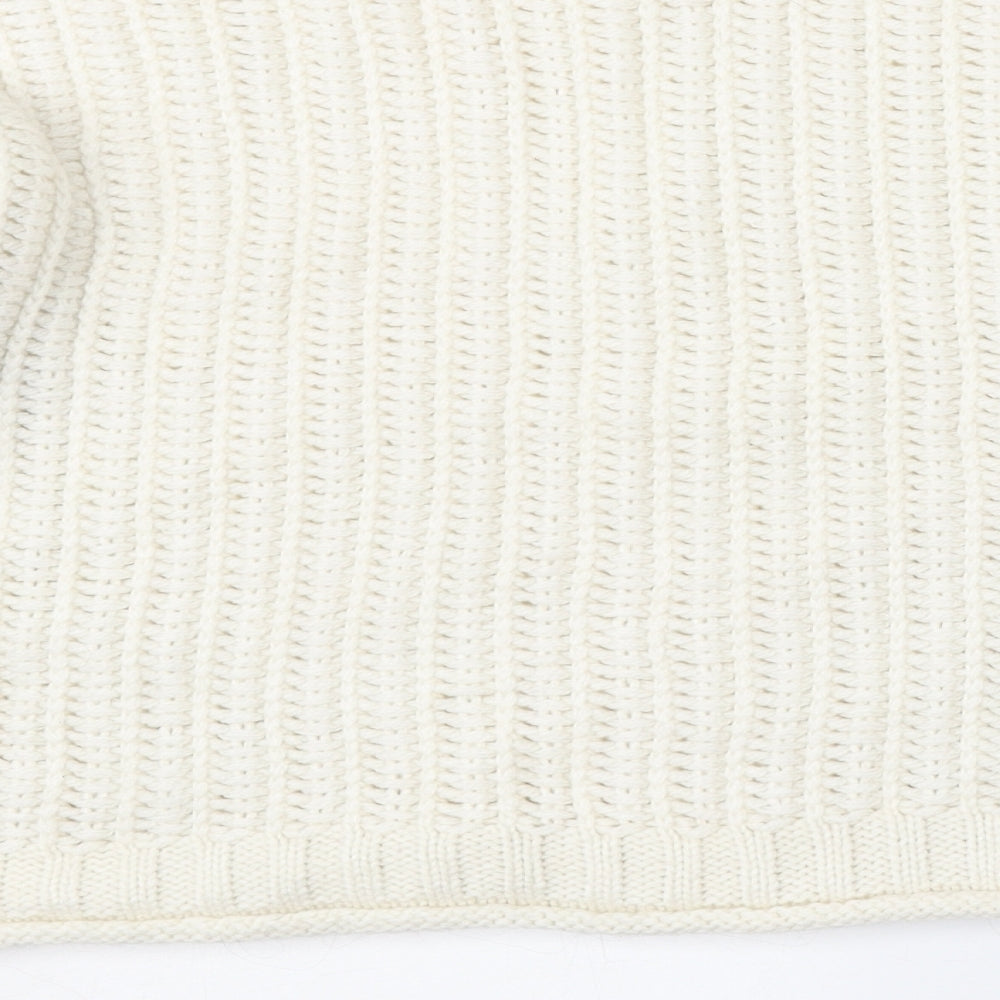 Womens UK Size M New Look Beige Pullover Jumper