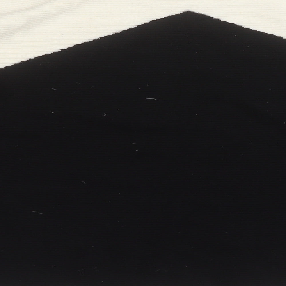 Primark Womens Black Round Neck Viscose Pullover Jumper Size 6