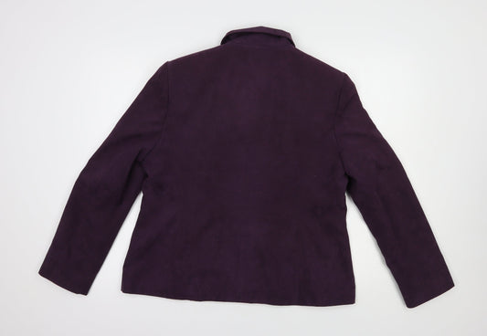 Autonomy Womens Purple Jacket Size 16 Zip