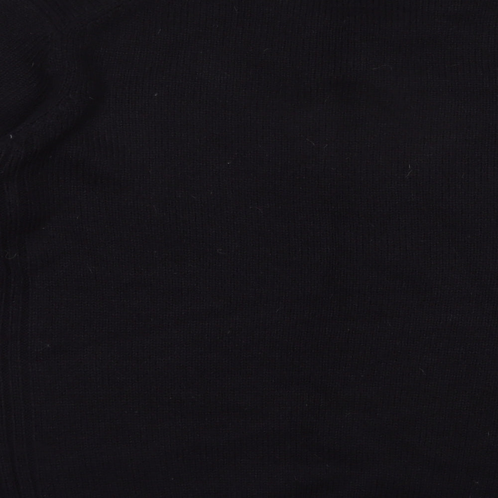 Kensington Eastside Mens Blue V-Neck Acrylic Pullover Jumper Size L