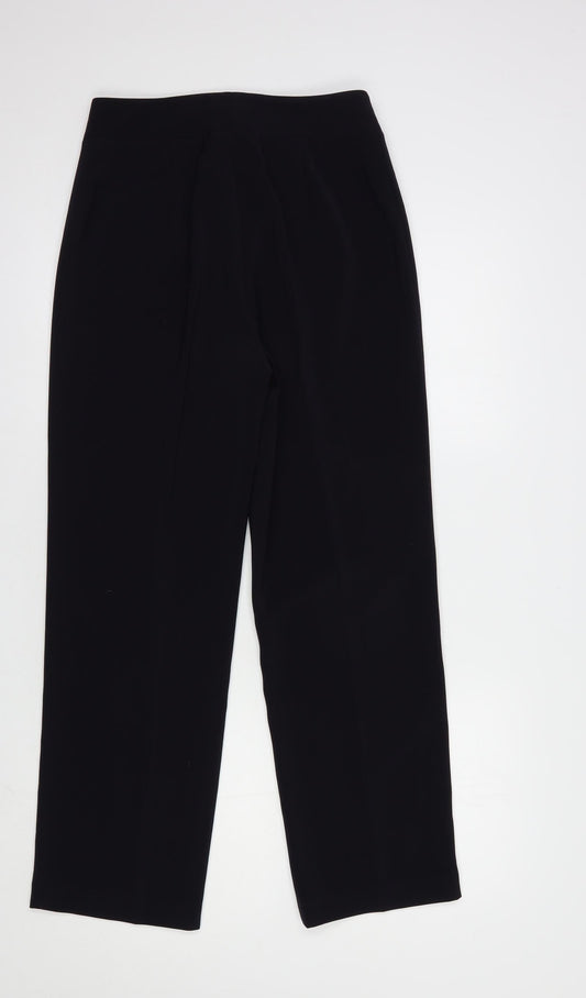 Per Una Womens Blue Polyester Dress Pants Trousers Size 10 L28 in Regular Hook & Loop