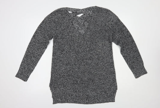 Womens UK Size 14 Pep & Co Grey Pullover Jumper