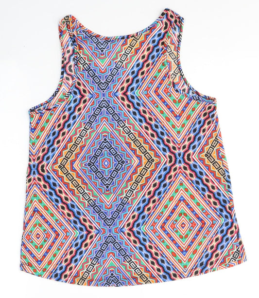 Womens UK Size 8 Atmosphere Multicoloured Basic Tank