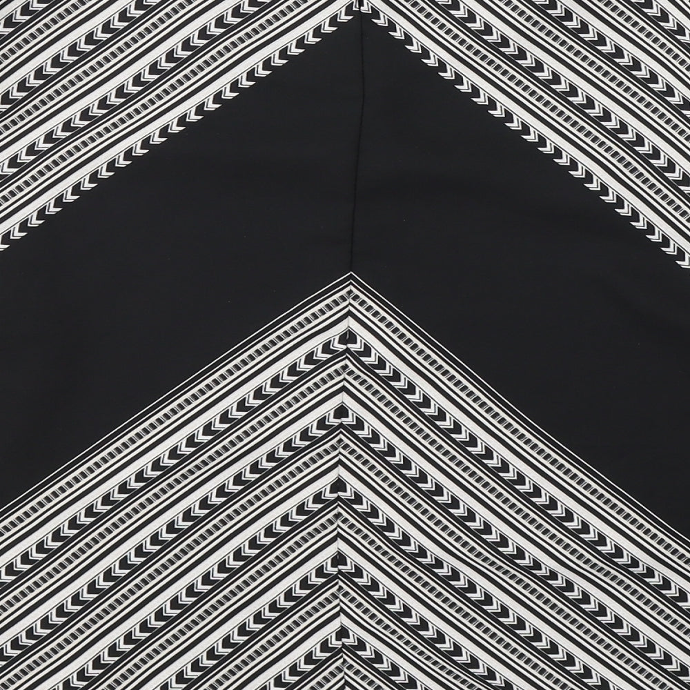 Womens UK Size 12 Wallis Black Basic Blouse