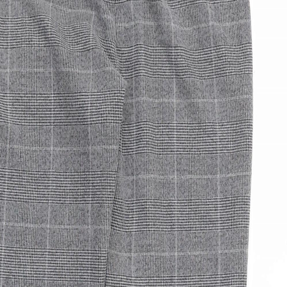 Womens UK Size 8 NEXT Regular Fit Grey Trousers