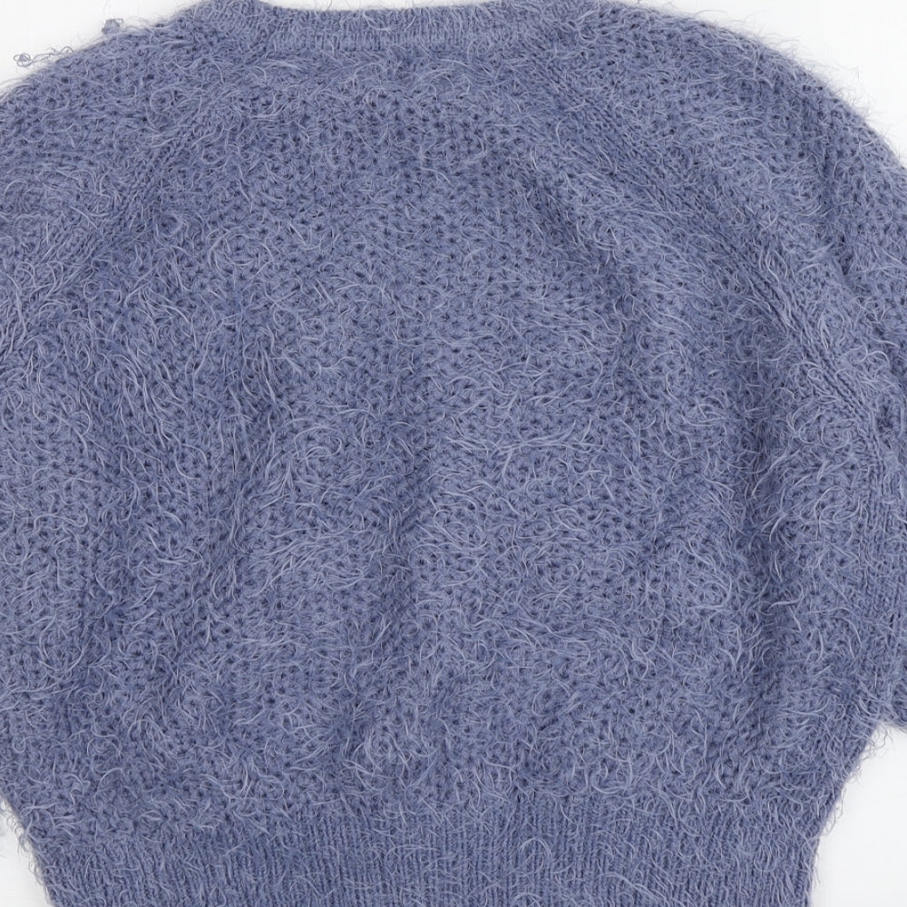 Womens UK Size 12 Dorothy Perkins Purple Pullover Jumper