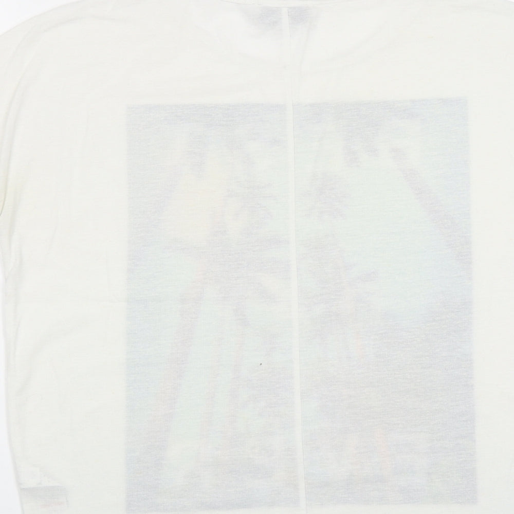 Womens UK Size 6 NEXT White Basic T-Shirt