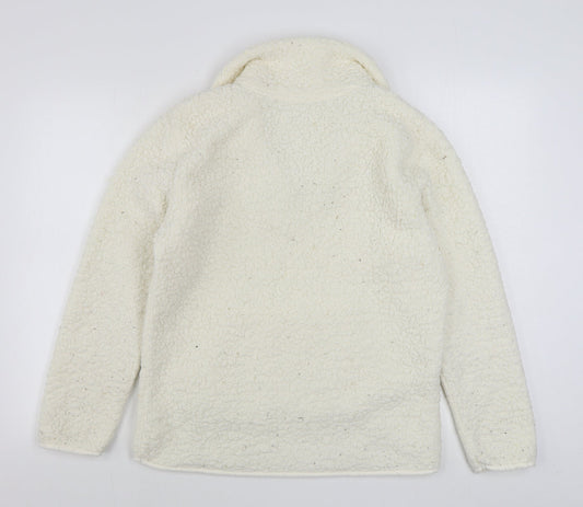 F&F Womens White Jacket Size XS Zip