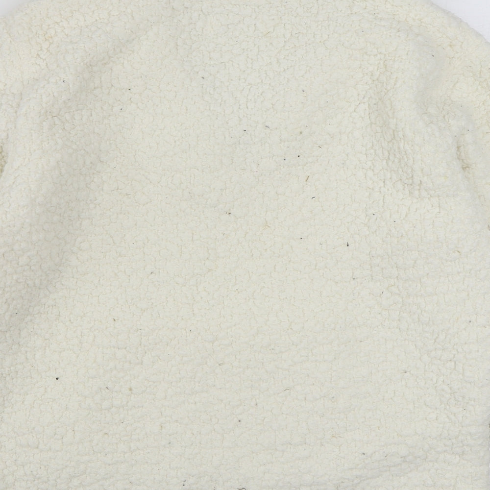 F&F Womens White Jacket Size XS Zip