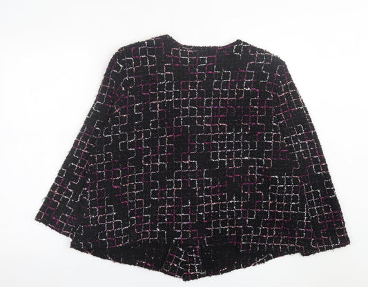 Womens UK Size 16 Saloos Purple Cardigan Jumper