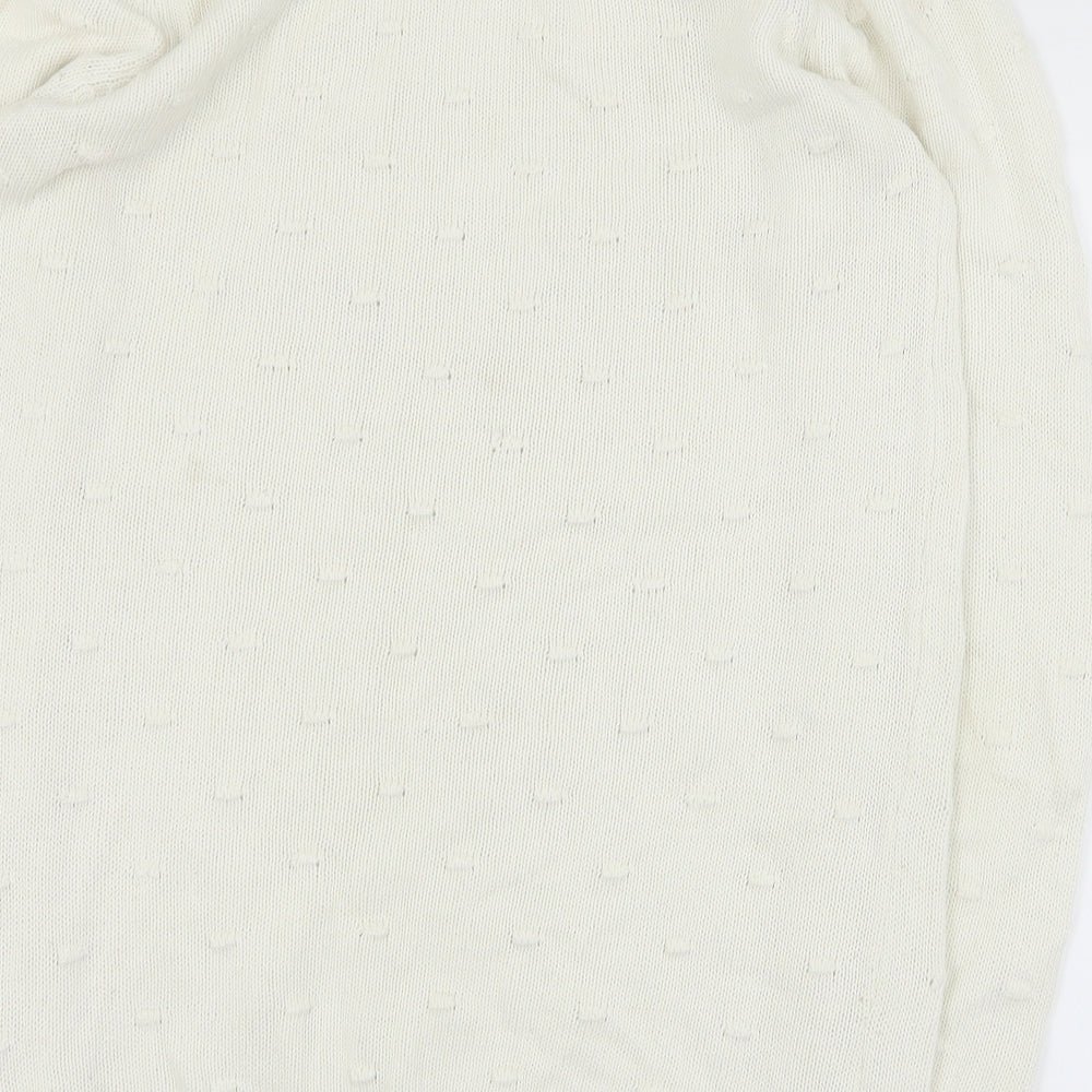 Womens UK Size S Bellfield White Pullover Jumper