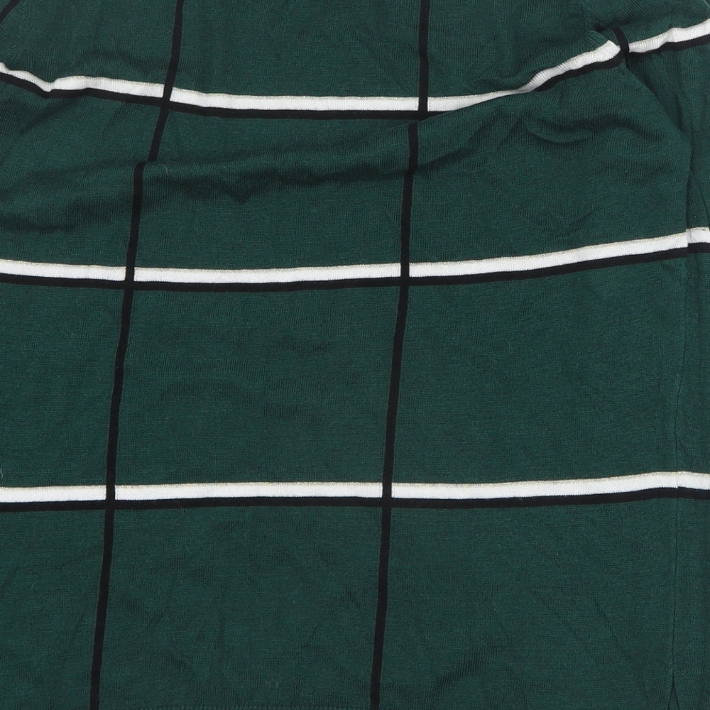 Womens UK Size 14 NEXT Green Pullover Jumper