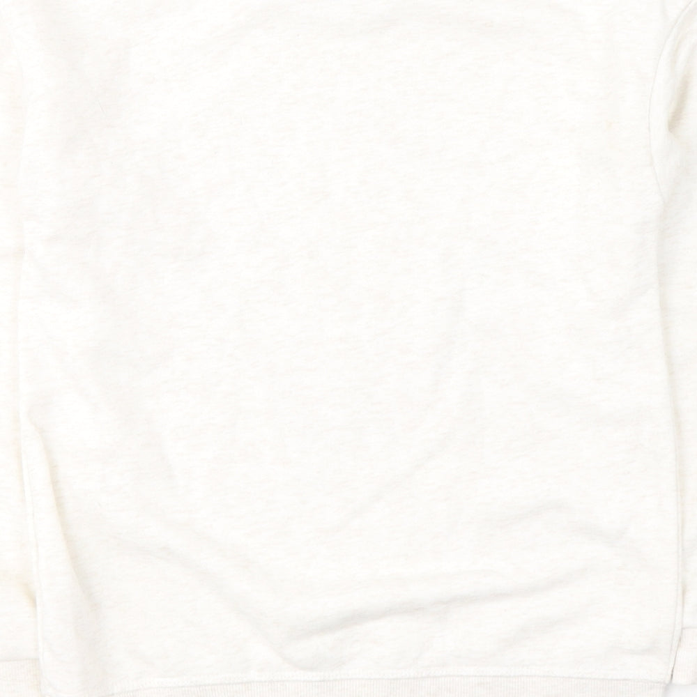 Primark Girls Ivory Cotton Pullover Sweatshirt Size 8-9 Years Pullover - Sav the planet