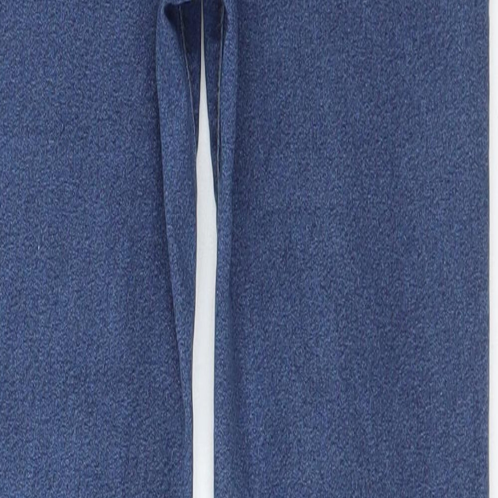 Denim & Co. Womens Blue Cotton Jegging Jeans Size 12 L29 in Regular Button