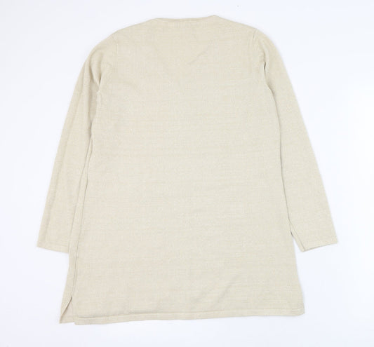 Womens UK Size 14 Michele Hope Gold Jumper