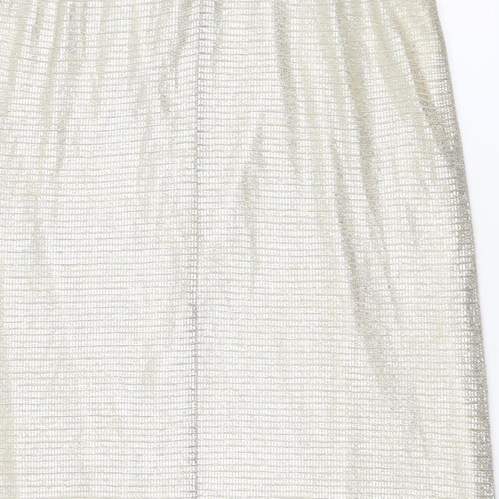 Womens UK Size 10 Atmosphere Gold Basic Tank